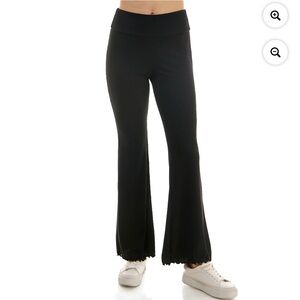 Black Flared Pants